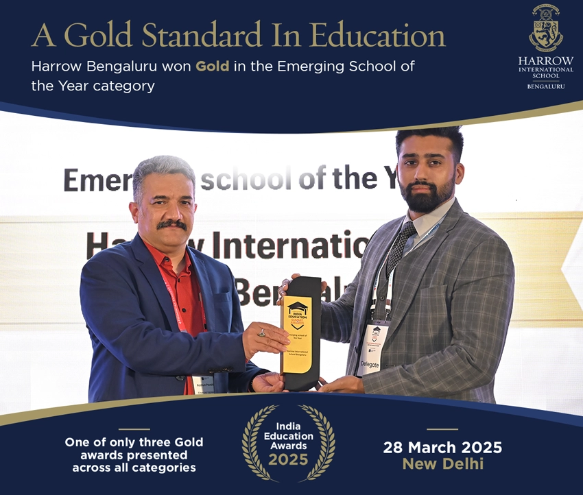 Harrow Bengaluru wins Gold Award for Emerging School of the year.
